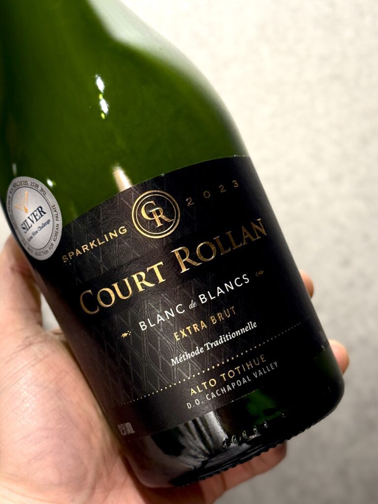 칠레 스파클링 블랑 드 블랑 코트 롤란 엑스트라 브뤼 Court Rollan Blanc de Blancs Extra Brut
