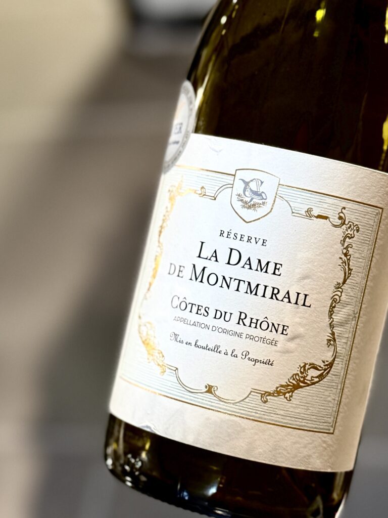 La Dame de Montmirail, Côtes du Rhône Blanc 라 담 드 몽미라이, 꼬뜨 뒤 론 블랑