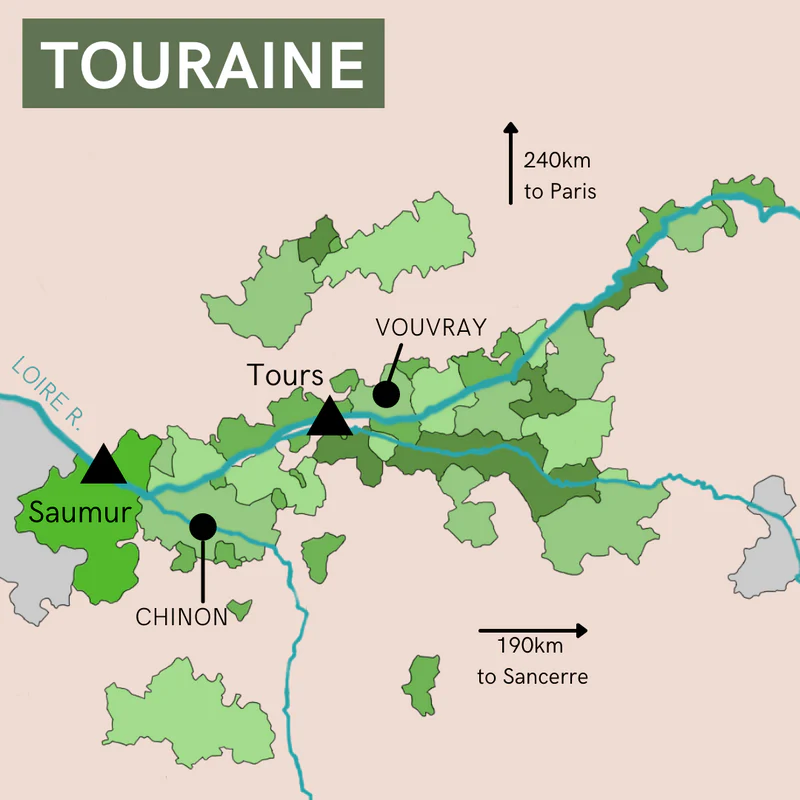 투렌 와인 산지 Touraine Wine Region