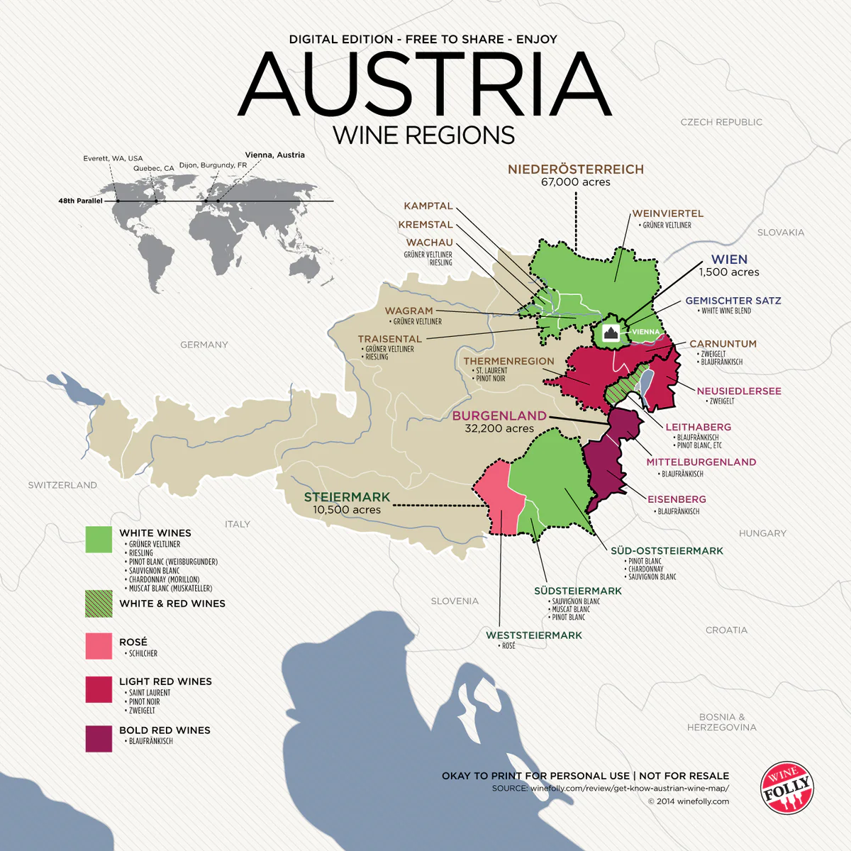 Austria Wine Region 오스트리아 와인 산지