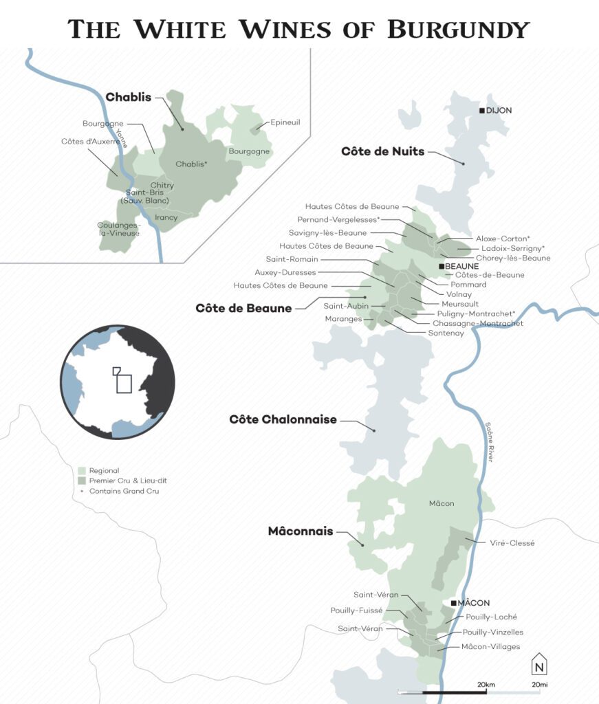 france-Burgundy-bourgogne-wine-map 프랑스 부르고뉴 와인 지도