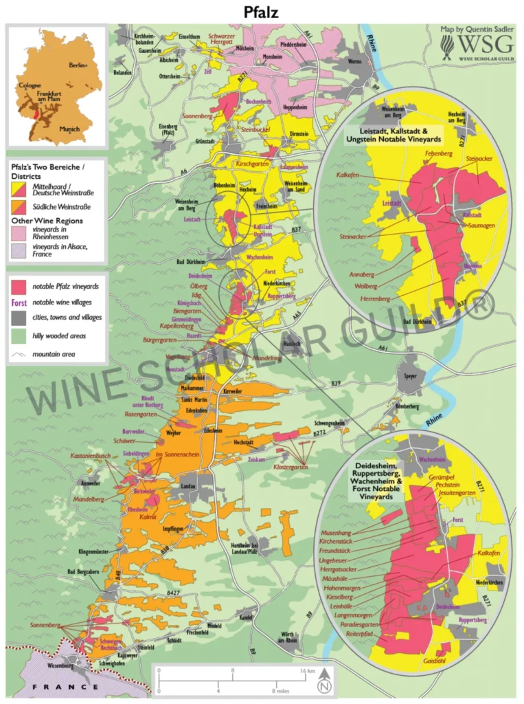 germany-pfalz-wine-map 독일 팔츠 와인 지도