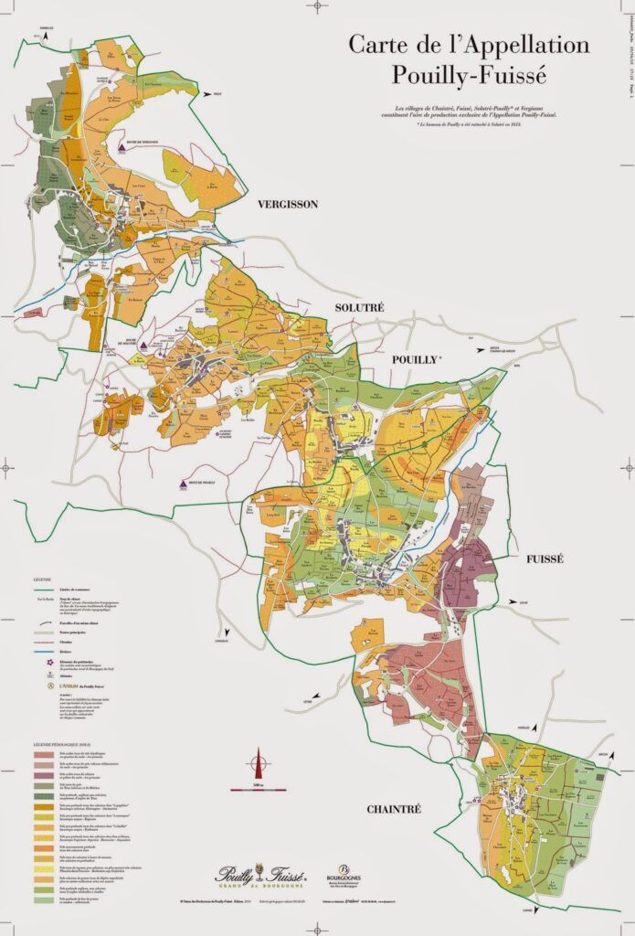 pouilly-fuisse-wine-map 푸이 퓌세 와인 지도