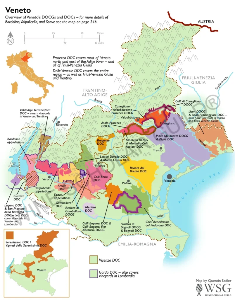 veneto-wine-map 베네토 와인 지도
